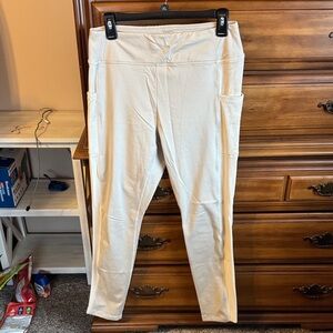 Victoria's Secret Cream Leggings